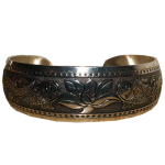 Armreif, Schmuck, Tibet Silber, GlücksLotus Fische II