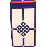 Türverzierung, Wandverzierung, TibetTürVerzierung, Tibetan Symbol, Unendlicher Knoten