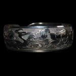 ArmReif TibetSilver GlücksLotus mit Vogel