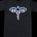 T-Shirt, Buddha is Watching You, GOA Shirt, schwarz, Black
