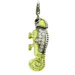 Chamäleon Schmuck AnHänger fancy gelb