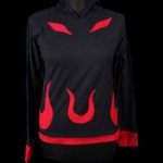 GOA Hoddie PullOver FLAMES black